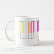 Piano-Mug Gradiente De Cor Cheio