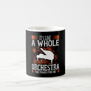 Caneca De Café Piano - Piano É Como Uma Orquestra Inteira