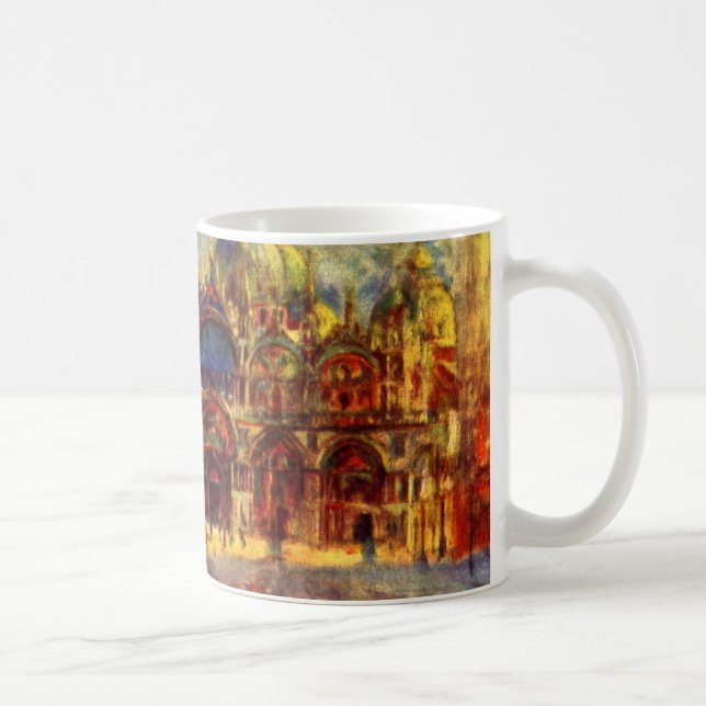 Caneca De Café Piazza San Marco, Veneza por Pierre Renoir (Direita)