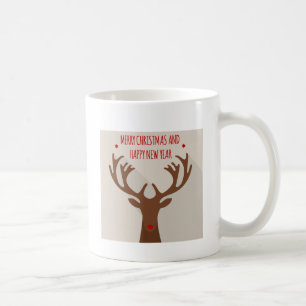 Caneca De Café Pica-de-rena-natalina legal elk moderna