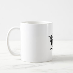 Caneca De Café Pica-pau-bico-marfim