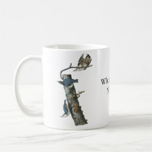 Caneca De Café Pica-pau-cinzento Branco-breasted, John Audubon
