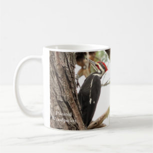 Caneca De Café Pica-pau pileado Mug de BirdingCollectibles