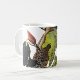 Caneca De Café Pica-pau pilhado de Audubon