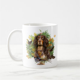 Caneca De Café Picardy Spaniel, época de caça