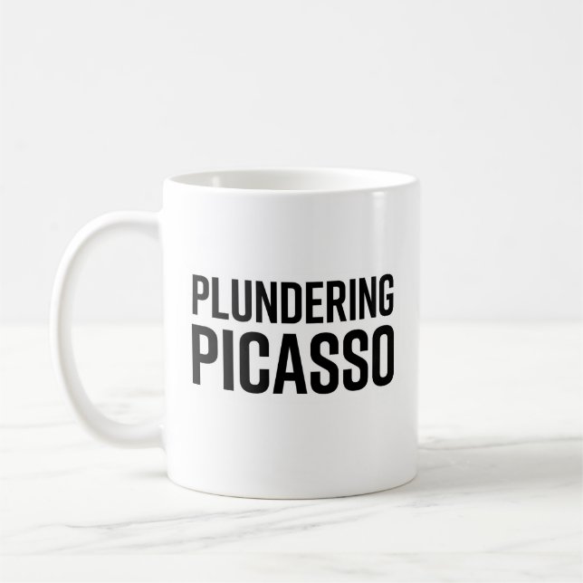 Caneca De Café Picasso em Branqueamento (Esquerda)