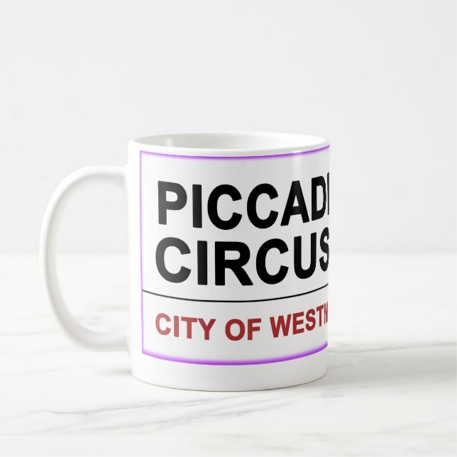 Caneca De Café Piccadilly Circus London (Esquerda)