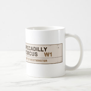 Caneca De Café Piccadilly Circus London - Vintage