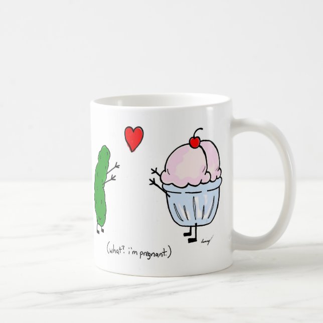 Caneca De Café Pickle ama Sorvete Mug (Direita)