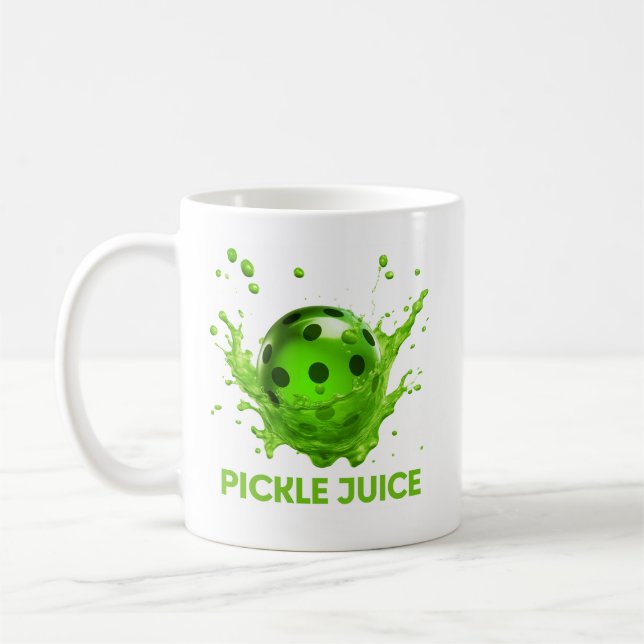 Caneca De Café Pickle Juice Mug for Pickle Ball Player (Esquerda)