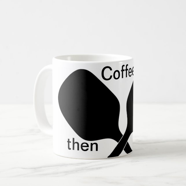 Caneca De Café Pickleball  (Frente Esquerda)