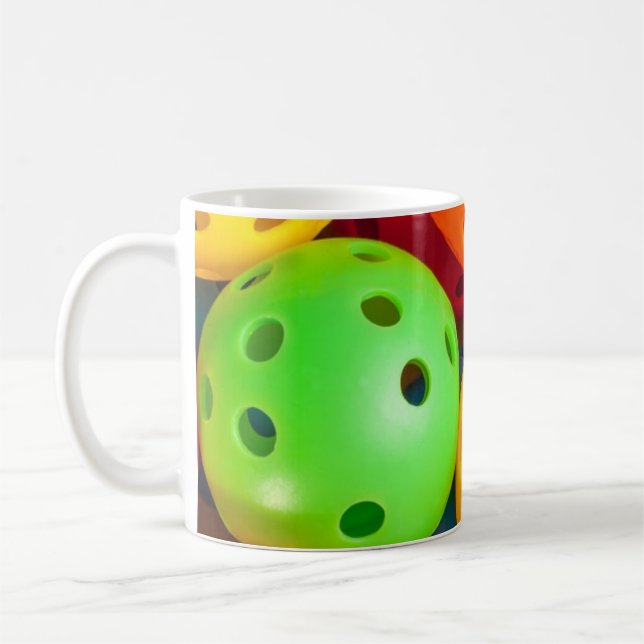 Caneca De Café Pickleball Colorido (Esquerda)