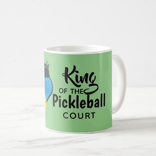 Caneca De Café Pickleball Design Coffee Mug (Frente Esquerda)