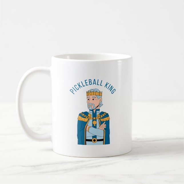 Caneca De Café Pickleball King Mug (Esquerda)