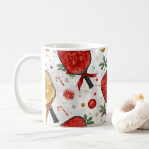 Caneca De Café Pickleball Natal com Remo