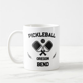 Caneca De Café Pickleball Paddle & Ball Bend Oregon EUA