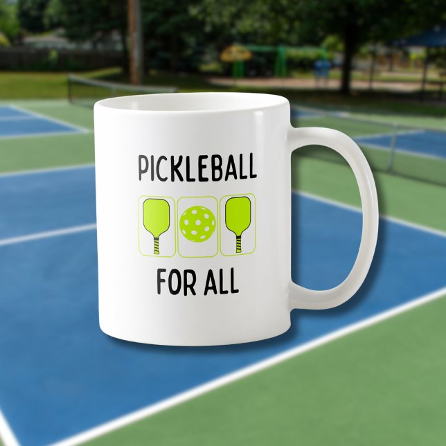Caneca De Café Pickleball para todos os Paddels e Ball (Criador carregado)