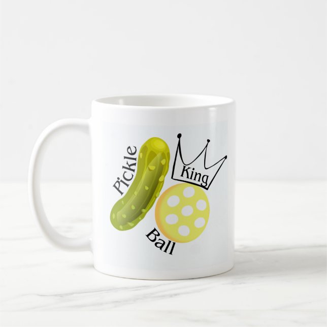 Caneca De Café Pickleball Pickleball Ball King (Esquerda)