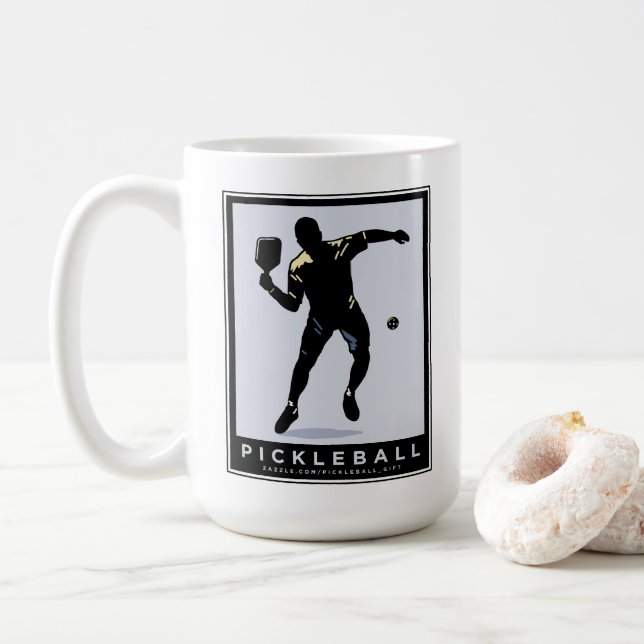 CANECA DE CAFÉ PICKLEBALL SILHOUETTE CLASSIC (Com Donut)