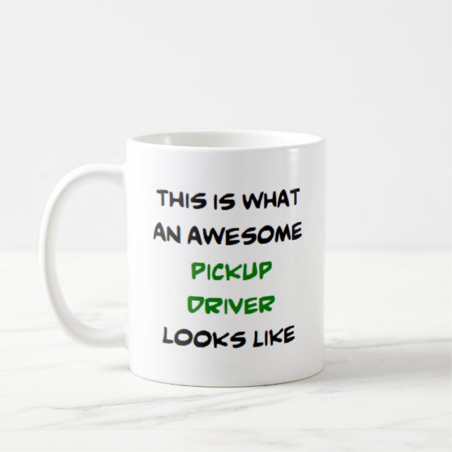 Caneca De Café pickup driver, incrível (Esquerda)