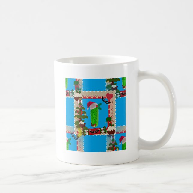 Caneca De Café picles de natal feio (Direita)