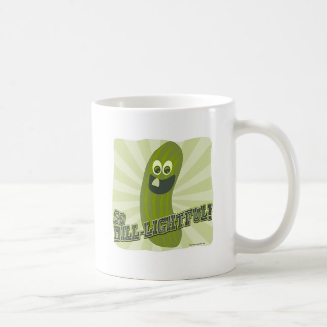 Caneca De Café Picles Divertidamente Deliciosos (Direita)