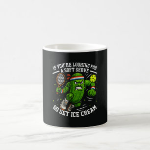 Caneca De Café Picles Engraçados Jogando Pickleball