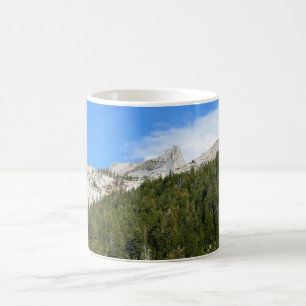 Caneca De Café Pico da Catedral em Tenaya Lake, Yosemite, CA