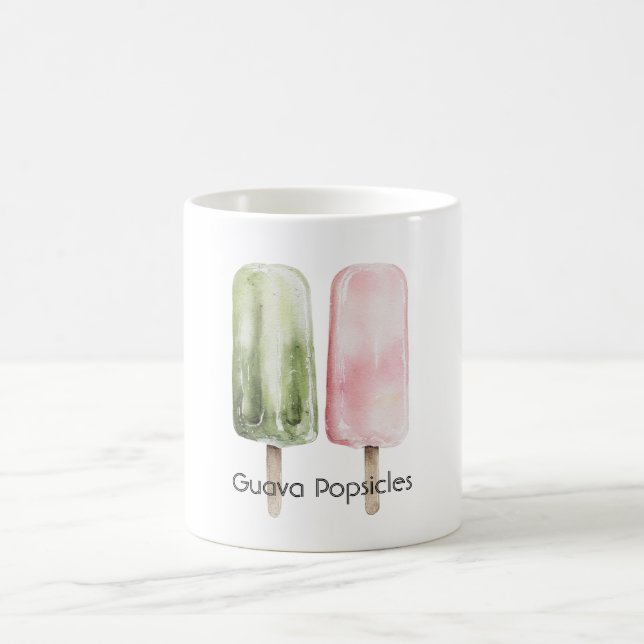 Caneca De Café Picolés de Goiaba Verde Menta Rosa (Centro)