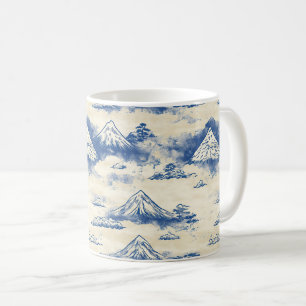 Caneca De Café Picos Majestosos - Montanha para Amantes da Nature