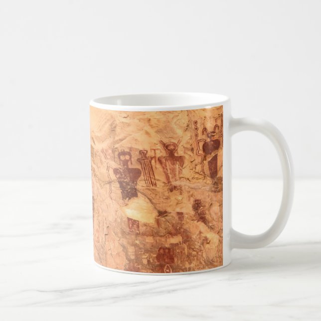 Caneca De Café Pictografo Sego Canyon Rock (Direita)
