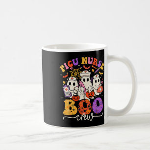 Caneca De Café Picu Boo Crew Enfermeira Engraçada Fantasma Hallow