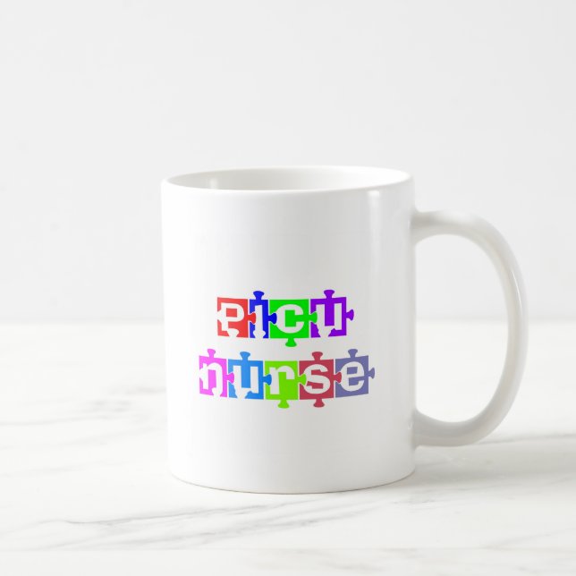CANECA DE CAFÉ PICU NURSE QUEBRA-CABEÇA PIECES (Direita)