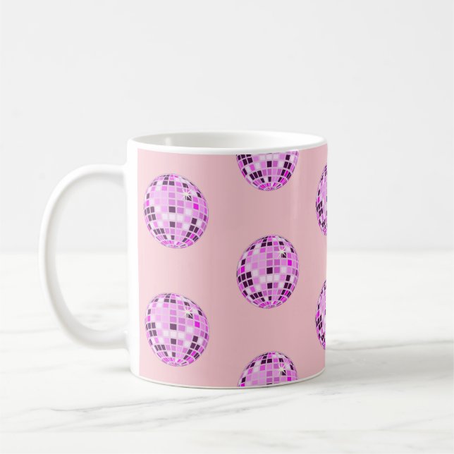 Caneca De Café Pidro Cor-de-rosa moderno Púrpura Espelho Pia (Esquerda)