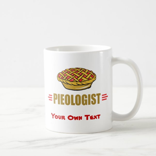 Caneca De Café Pie Baker Engraçado (Direita)