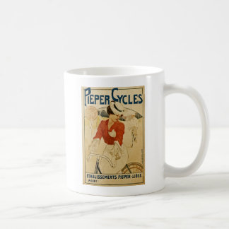 Caneca De Café Pieper Cycle ~ Émile Berchmans ~ Bélgica 1900