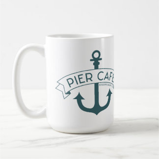 Caneca De Café Pier Cafe Teal Mug