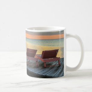Caneca De Café Pier dá vista para o oceano, Belize
