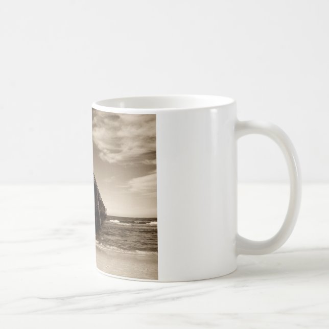 Caneca De Café Pier de Pesca (Direita)