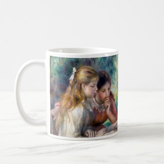 Caneca De Café Pierre-Auguste Renoir - A Leitura (Esquerda)