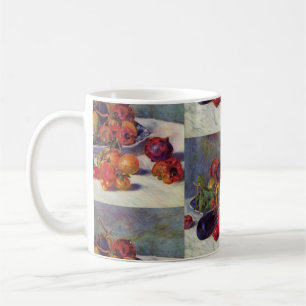 Caneca De Café Pierre Auguste Renoir ainda vive com Fruta