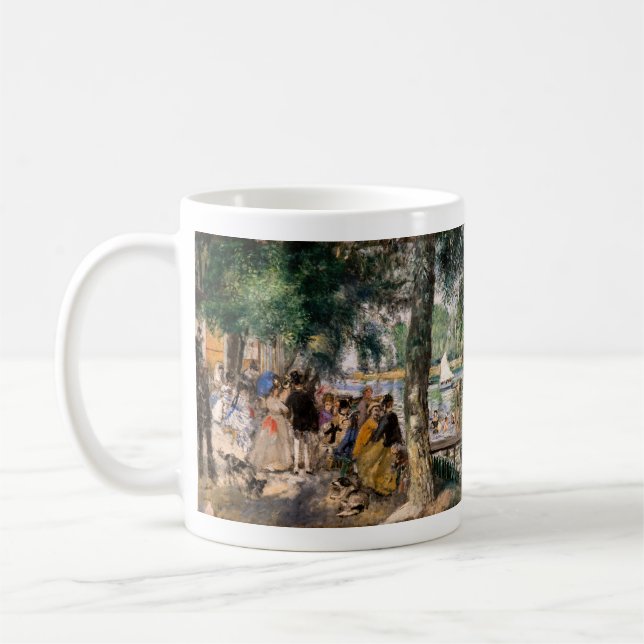Caneca De Café Pierre-Auguste Renoir - Banho no Sena (Esquerda)
