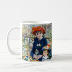 Caneca De Café Pierre-Auguste Renoir - Duas irmãs no Terrace
