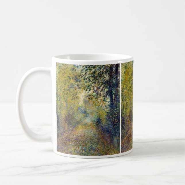 Caneca De Café Pierre-Auguste Renoir - Na Floresta (Esquerda)