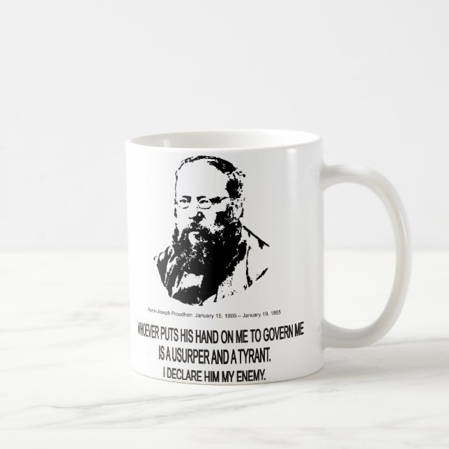 Caneca De Café Pierre-Joseph Proudhon (Direita)