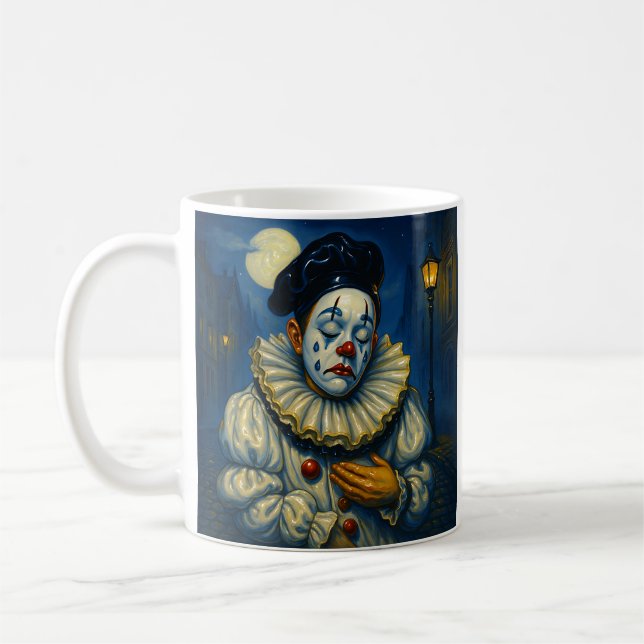Caneca De Café Pierrot Clown (Esquerda)