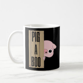Caneca De Café Pig A Cerca De Boo