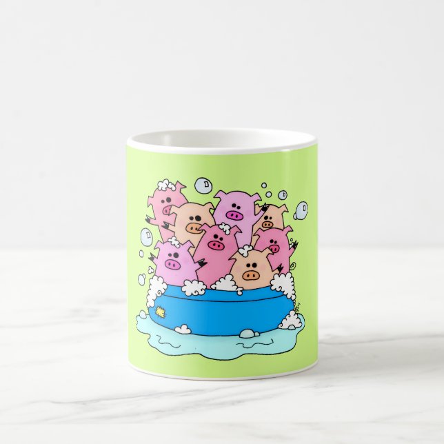 Caneca De Café Pig Mug Happy (Centro)