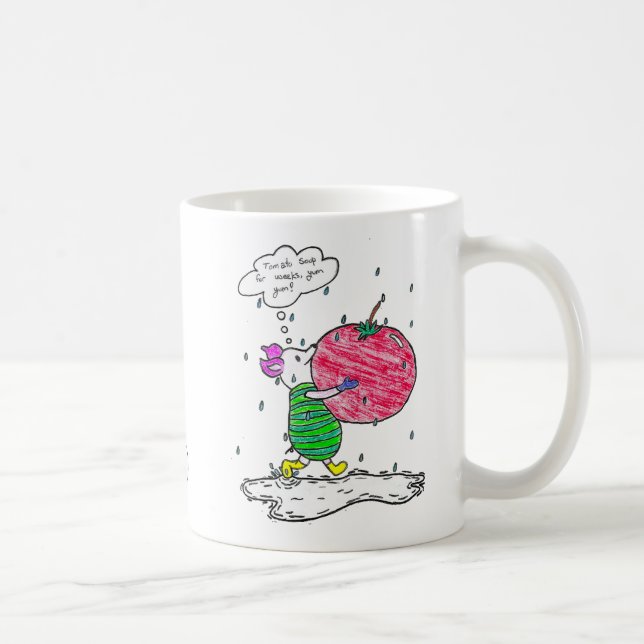 Caneca De Café Piglet - Tomate (Direita)