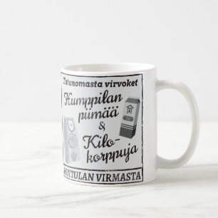 Caneca De Café Piimää de Huttulan - huumorimuki dos sananmuunnos